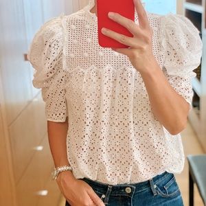 Ulla Johnson Mae white top XS/S